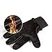 NUBAO Outdoor Waterproof Touch Screen Gloves Men Riding Windproof Women's All-Finger Sports Winter Warm Fleece ski (Color : Gray, Size : Medium)