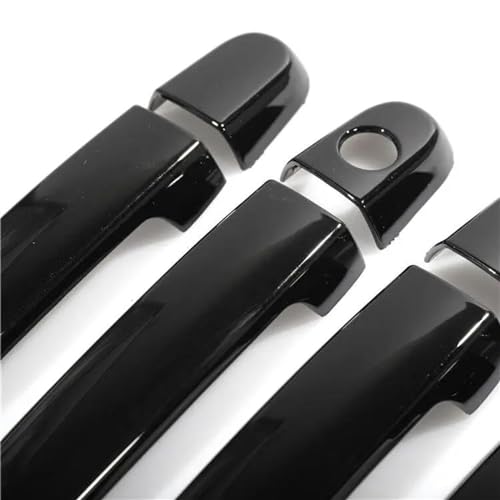 Pegatinas cromadas de manija para Toyota Aygo 2015-2018, acabado Silver B 2