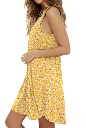 Image of MOLERANI Women's Casual Summer Swing Simple Loose T-Shirt Tank Dress