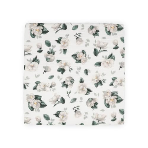 Image of Little Unicorn Muslin Swaddle Blanket for Newborns & Infants | Soft & Breathable Fabric | Baby Blanket for Swaddling, Nursing, Shower Gifts (Magnolia)