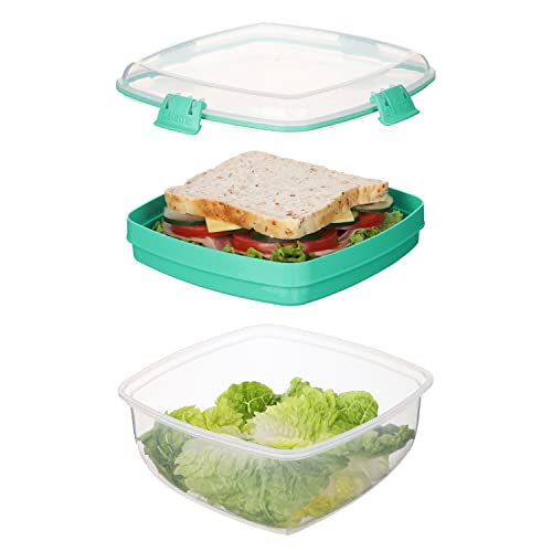 Sistema 1.63L Salad & Sandwich, 1.63 L, Assorted Colours #TOP2