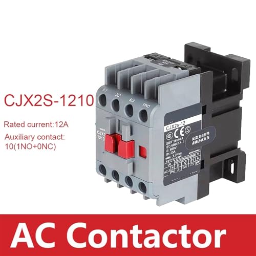Contacteur commande moteur rail DIN CJX2s 12A triphasé bobine 110V - 2