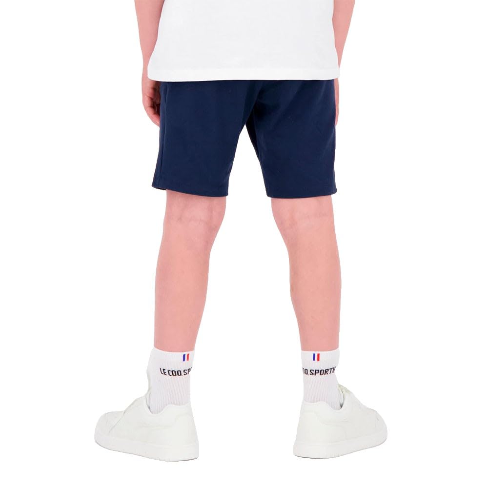Le Coq Sportif - ESS Regular Short N°1 Kids - Miękka bawełna najwyższej jakości Sport rekreacyjny Unisex - Komfort i trwałość dla młodych sportowców - Rozmiar 8 lat - Jasnoniebieski