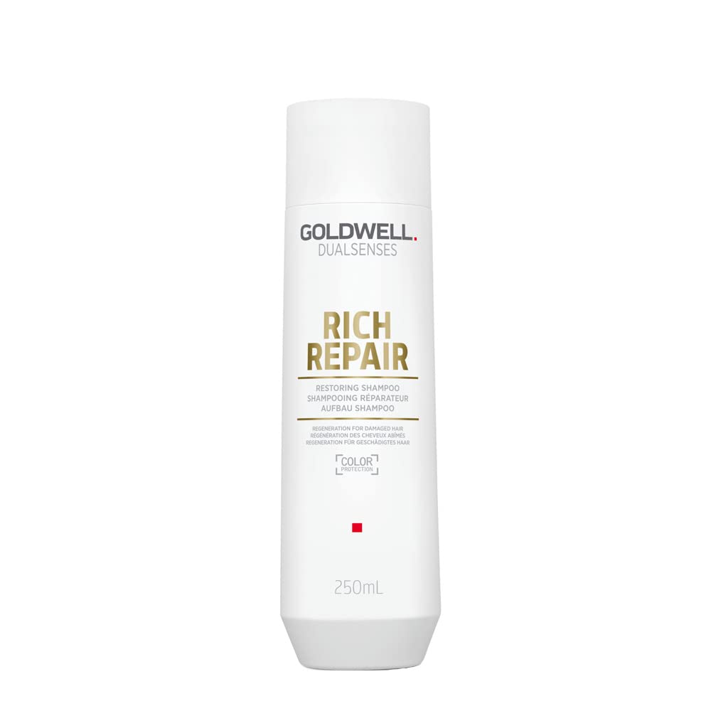 ゴールドウェル Dual Senses Rich Repair Restoring Shampoo (Regeneration For Damaged Hair) 250ml