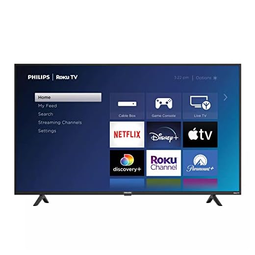 Philips 55-inch 4K UHD Roku Smart TV