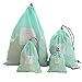 4 pieces Waterproof Travel Drawstring Bag Shoe Laundry Underwear Makeup Storage Pouch