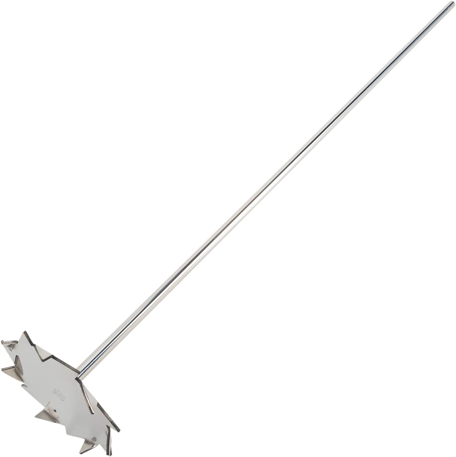 ONiLAB 18900500 316L Stainless Steel Grand Dissolving Stirrer,100mm Stirrer Diameter, 8 mm Shaft Diameter, 600 mm Shaft Length