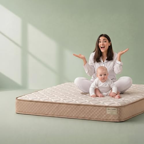 Image of Posture Sense Orthopedic Bonded Mattress | Flippable and Soft and Firm Comfort | 4 inch Double Mattress (72 inch x 48 inch) 5 Yrs Warranty