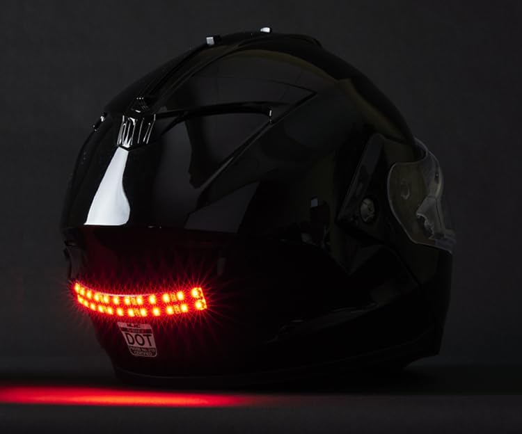 Miniatura 9 de BITEHARDER Luz de seguridad para casco de moto de nieve - ROJ