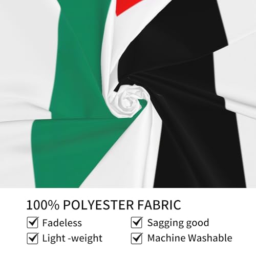 Tapiz de Palestina EdWal grande de 152 x 130 cm con estampado de alta nitidez 6