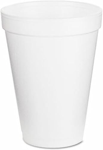Miniatura 5 de Dart Bebida tazas de espuma, oz, color blanco, 12 onza, Blanco