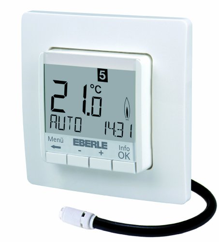 Preisvergleich Produktbild EBERLE Uhrenthermostat Raumregler mit Fussbodenbegrenzer, FIT 3L ws