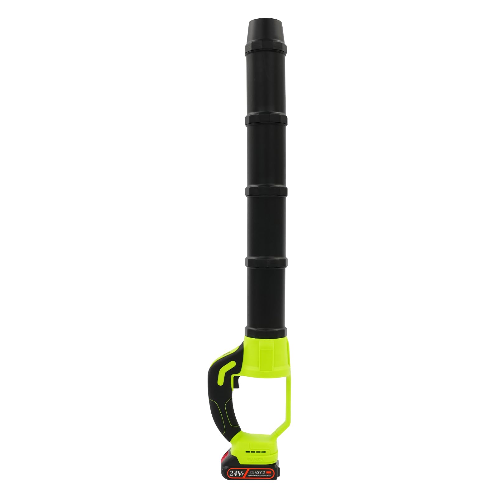 Soffiatore per foglie a batteria, 500 W, soffiatore elettrico a mano, può essere utilizzato per la pulizia di garage, terrazze, marciapiedi, verande (verde, nero)
