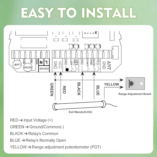 Ennyumin Vehicle Exit Sensor Kit for Mighty Mule & Ghost Gate Opener by Ennyumin - Image 6