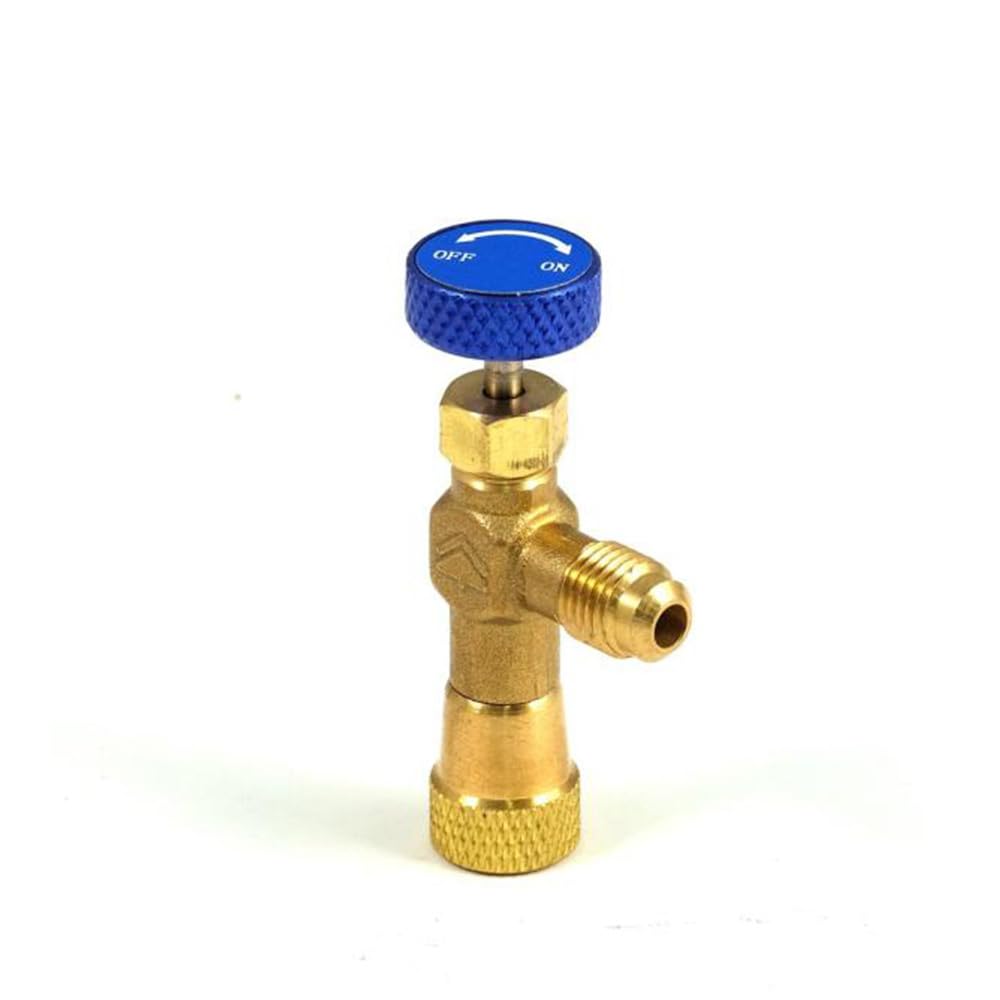 Sae - Grifo de intervención profesional de 1/4 pulgadas, válvula para mantenimiento de aire acondicionado, grifo preválvula Shut Off para intervenciones de instalaciones de climatización con gas
