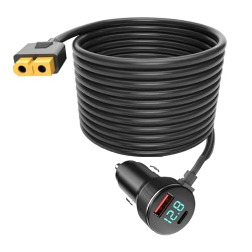 High Efficiency XT60 Connector Cord Car Power Adapter Cable for Emergency Use