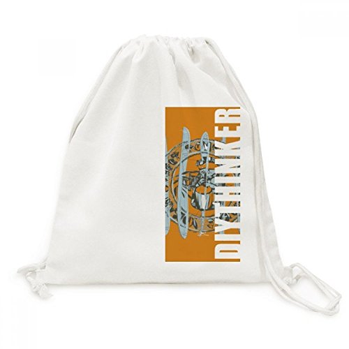 Sac cordon animaux cartoon en toile pour enfant sac de sport et voyage compact