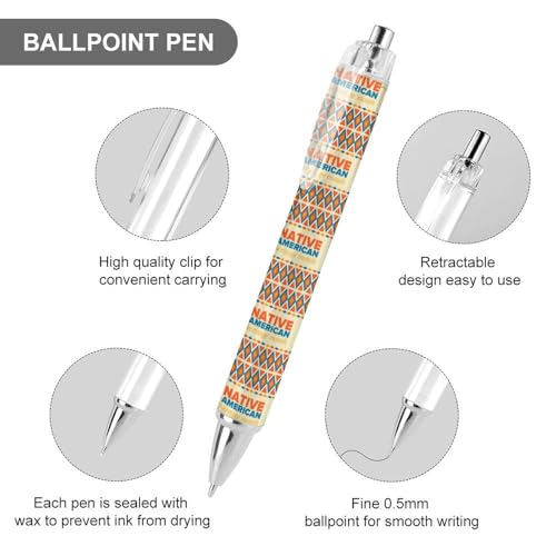 Stylo à bille Native American de bureau pour optimiser vos prises de notes d'étudiant