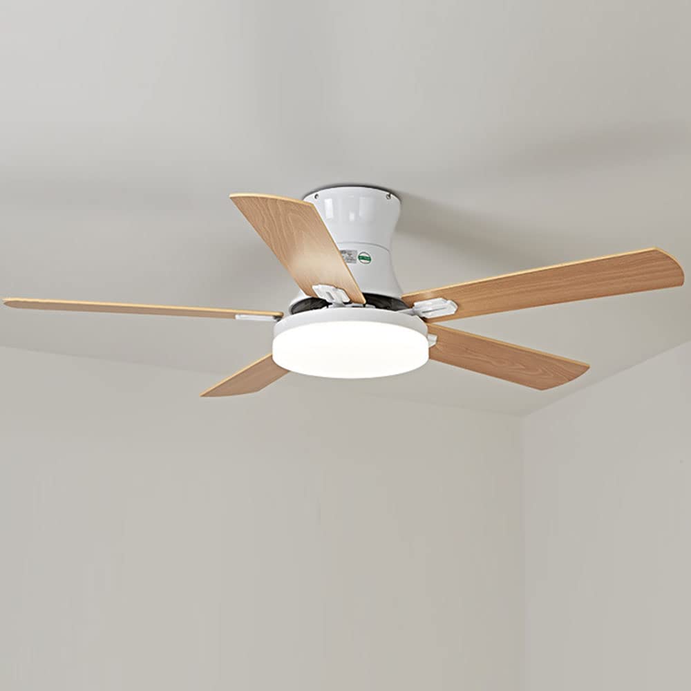 Ventilateur de plafond télécommande et éclairage LED silencieux