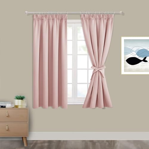 Hiasan Pencil Pleat Blackout Thermal Insulated Curtains, Bedroom and Living Room with Tiebacks - Image 2