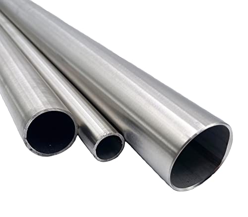 Edelstahlrohr geschliffen verschiedene Ø10x1,5 mm - Ø114,3 mm | Längen: 0,5 - 2 m wählbar (18x2 mm Länge: 1500 mm (1,5 m)) Cover