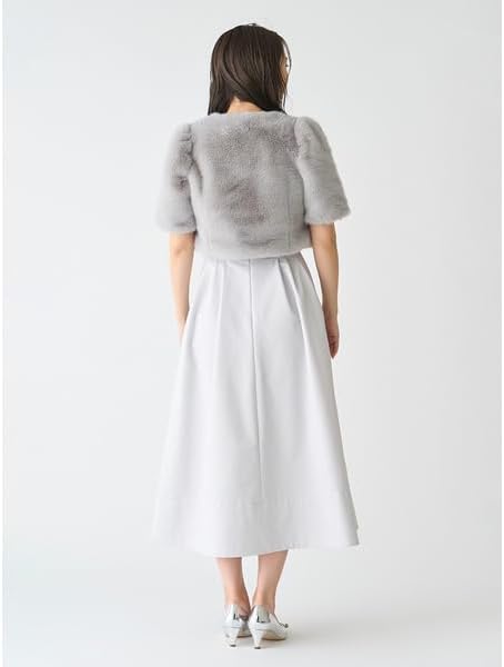 Amazon.co.jp: [セルフォード] 半袖エコファーショートジャケット