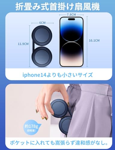 Tindon 首掛け扇風機 XXD-F2305 の商品画像 1
