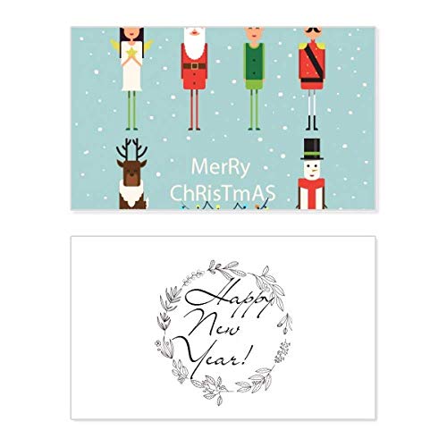 Tarjeta de felicitación de Navidad con ilustración abstracta para compartir amor