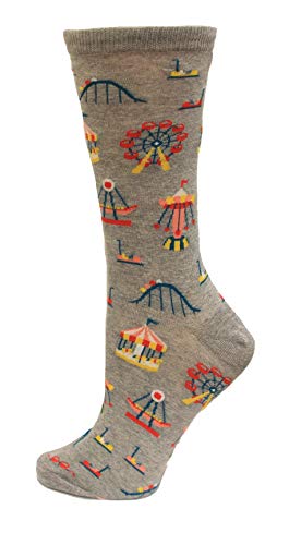 Hot Sox Women's Novelty Floral Casual Crew Socks