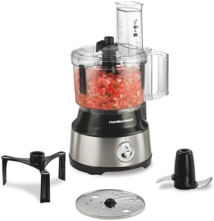 Hamilton Beach 10 cup food processor and vegetable chopper with bowl scraper