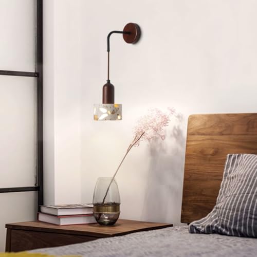 Lámpara de pared para comedor de terrazo industrial nórdico E26 4