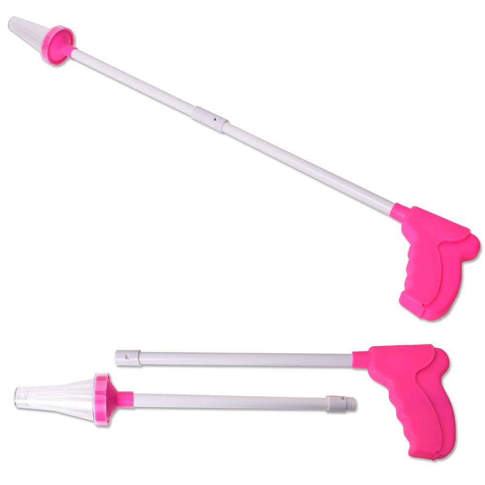 Fun Trading Extra Long Pink Plastic Spider Catcher