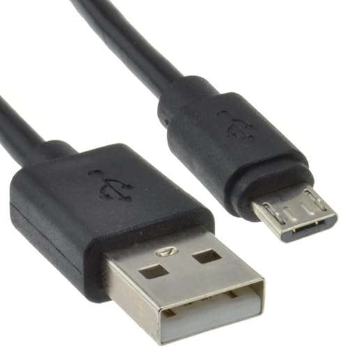 Image of USB 2.0 Data and Charging Cable, Type A to Micro B, Black (2M)