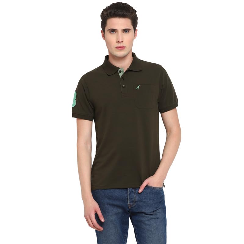 Image of AMERICAN CREW Men's Polo T-Shirt with Pocket Tshirts