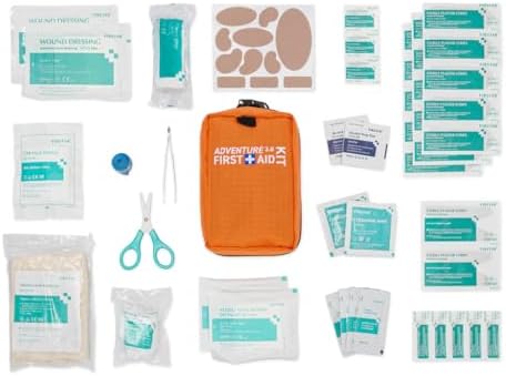 Ultralight First Aid Kit, Water Repellant Shell – Small First Aid...
