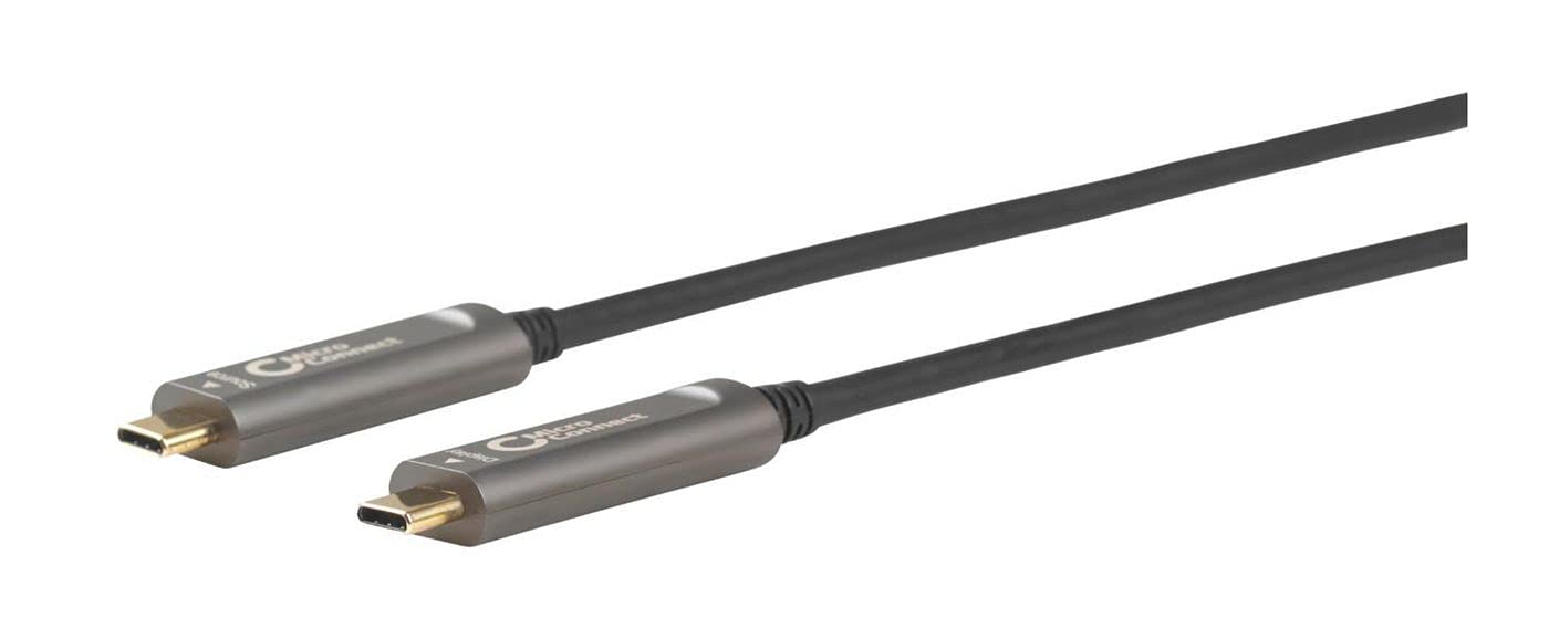 MC-Usb3.1cc10op Usb Kabel 10 M Usb 3.2 Gen 2 (3.1 Gen 2) Usb C Schwarz (mC-Usb3.1cc10op)