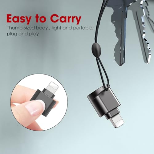 Verilux Micro SD Card Reader for iPhone, Silver - Image 6
