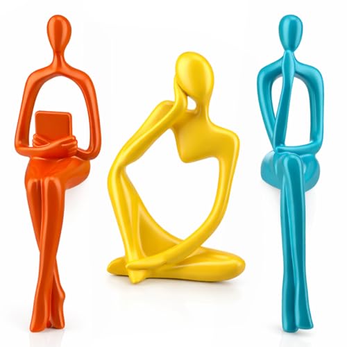 Set de 3 Figuras Decorativas Modernas de Pensador miniatura 2