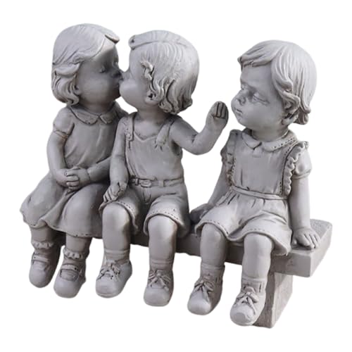 Figurine décorative résistante aux intempéries aux finitions sculptées main - 2