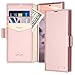Fingic Galaxy Note 10 Case, Smaung Note 10 Wallet Case with Card Holder PU Leather Kickstand Cards Slots Side Pocket Folio Flip Protective Case Cover for Samsung Galaxy Note 10 6.3 inch, Rose Gold
