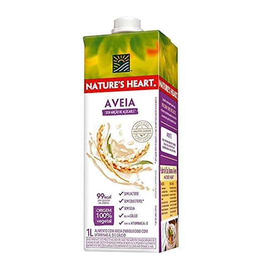 Nature's Heart Bebida Vegetal Natures Heart Aveia 1L