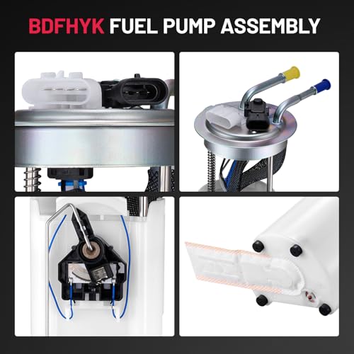 Image of BDFHYK Fuel Pump Assembly E3556M Compatible with Cadillac Escalade EXT V8 6.0L, Avalanche 1500 V8 5.3L, Suburban 1500 V8 5.3L, Compatible with GMC Yukon XL 1500 V8 6.0L, 2002 2003, Replaces MU1088