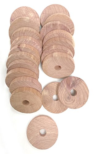 Cedar Elements Closet Storage Accessories (Cedar Hanger Rings 20/PK)