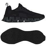 Forro de tela. Reebok ZIG DYNAMICA REECYCLE, Zapatillas de Running Hombre, NEGRO/CDGRY7/NEGRO, 43 EU