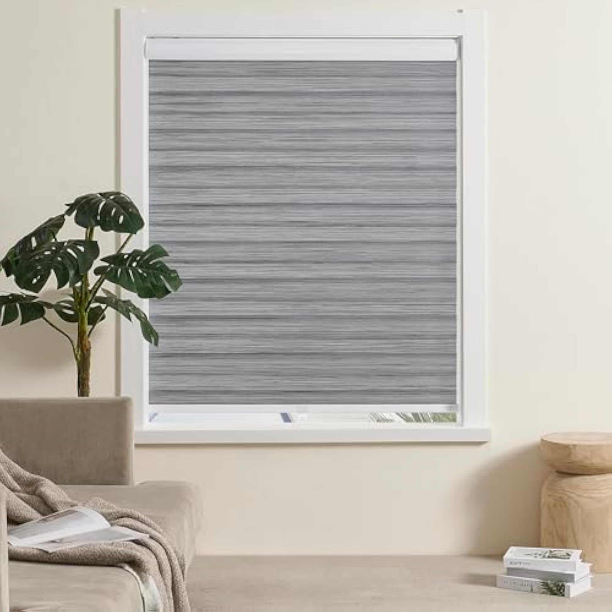 Custom Size Cordless Zebra Blinds for Windows