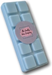 The Smelly Wax Company Clean Cotton Wax Melt Snapbar Clamshell Strong Scented Long Lasting Handmade Home Fragrance