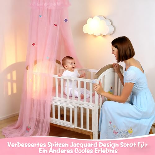 Lit d'appoint pour bébé protégé par un ciel de lit doux