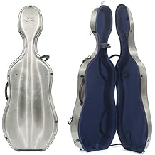 GEWA Cello Case, Idea Titanium Carbon 3.3, 4/4, Titanium/Blue