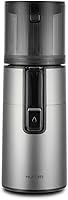 Hurom H400 Easy Clean Slow Juicer - Hands-Free, Whole Produce Hopper, Quiet Motor, BPA-Free Masticating Juicer in Matte Black (Titanium)