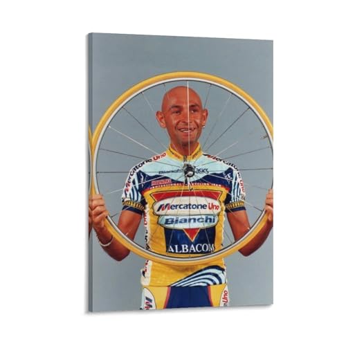 Toile Marco Pantani SECOLI cadre 50x75 cm impression vintage haute définition